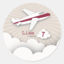 Recherche de avion rouge autocollants Anniversaire