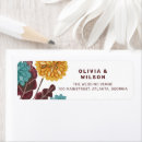 Search for jewel tones return address labels Bohemian