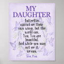 Search for for my daughter posters Purple