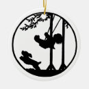 Search for dog silhouette ornaments Black and white