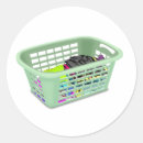 Recherche de blanchisserie autocollants Panier de blanchisserie