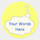 Recherche de pensée à vous autocollants Bulle de pensée