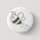 Search for flying bee buttons Cute