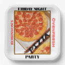 Search for pizza party plates Typography