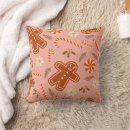 Search for gingerbread man pillows Xmas