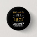 Search for 50th birthday buttons 50 year old