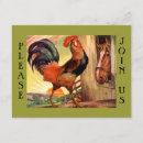 Search for rooster party invitations Chickens