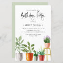 Search for green thumb invitations Greenery