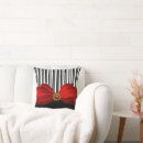 Search for black stripe bow pillows Chic