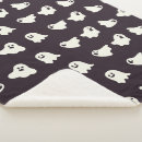 Search for cute ghost blankets Black and white