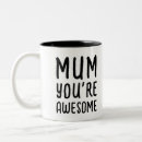Search for i love you mum mugs Black and white