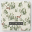 Search for seamless pattern coasters Forest