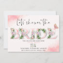 Search for lets shower the bride invitations Floral