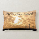 Search for he is risen pillows Cross
