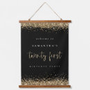 Search for 21st birthday black gold party decor Classy