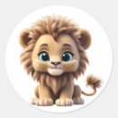 Search for young lion stickers Animal
