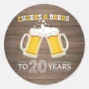 Search for 20 years stickers 20th birthday