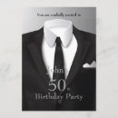 Search for suit and tie invitations Black