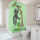 Search for gorilla shower curtains Ape