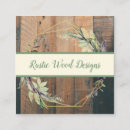 Search for geometric business cards Rustic