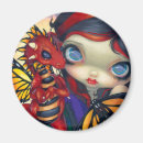 Recherche de dragon rouge magnets Dragons