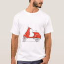 Recherche de vespas tshirts Rouge
