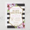 Search for black gold baby shower invitations Modern