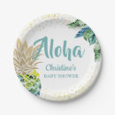 Search for tropical paper plates Birthday
