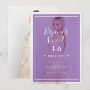 Recherche de teinte violette invitations Chic