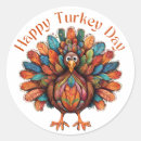 Search for happy turkey day stickers Festive