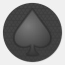 Search for card symbol stickers Ace of spades