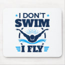 Search for butterfly mousepads Swimmer