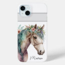 Search for cute horse iphone cases Watercolor