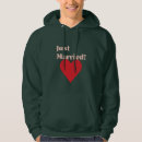 Search for just married hoodies Marriage