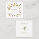 Recherche de printemps cartes visite Fleurs d'aquarelle