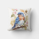 Search for bluebird pillows Watercolor