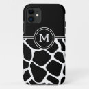 Search for animal hide iphone cases Black and white