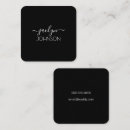 Recherche de classique femmes cartes visite Minimaliste
