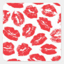 Search for lip pattern stickers Kiss