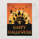 Search for spooky cat postcards Jack o lantern