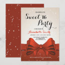 Recherche de ruban rouge invitations Neige