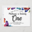 Search for watercolor butterfly invitations Botanical