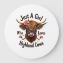 Recherche de vache drôle horloges Cow boy