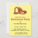 Search for fire fighter invitations Retirement