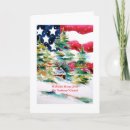 Search for american flag christmas cards Military