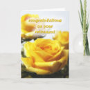 Search for rose congratulations cards Retirement