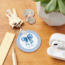 Search for blue gingham keychains Blue and white
