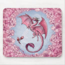 Search for flying dragons mousepads Pink