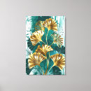 Search for gold leaf canvas prints Ginko