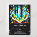 Search for fireflies birthday invitations Magical
